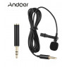 Микрофон петличный Andoer EY-510A петличка для телефона, камеры, компьютера + переходник