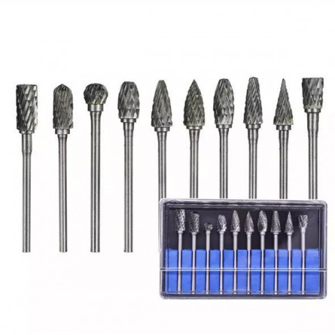 Шарошки фрезы для дерева металла из вольфрамовой стали для гравера Dremel