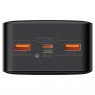 Baseus power bank 10000mah 20W (PPBD10K) павербанк черный с дисплеем и быстрой зарядкой