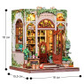 Book Nook Green Life Bookshop набор для сборки, 196 деталей