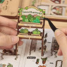 Book Nook Green Life Bookshop набор для сборки, 196 деталей