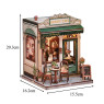Book Nook Sunny Cafe набор для сборки, 233 детали