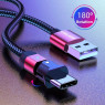 Lightning-USB для быстрой зарядки и передачи данных провод зарядки на айфон Uslion 180 градусов