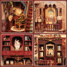 Book Nook Library of Wisdom набор для сборки, 281 деталь