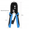 Обжимной инструмент кримпер для обжима RJ45 RJ11 RJ12 с храповиком