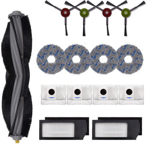 Набор расходных материалов для робота пылесоса Ecovacs Deebot T10 Omni X1 Turbo X1 Omni X1 15 аксессуаров