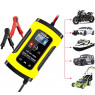 Зарядное устройство для аккумуляторов 12V 5A FOXSUR с жк-дисплеем (fbc1205d)